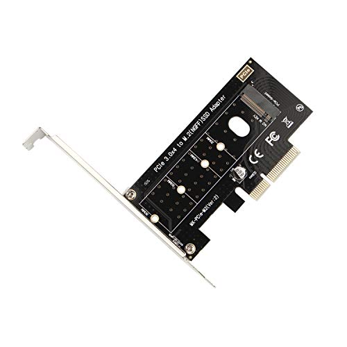 Futheda M.2 auf PCIe Adapter NVME SSD auf PCI-e 3.0 X4 Host Controller Erweiterungskarte mit Low Profile Bracket, unterstützt M-Key Solid State Drive Typ 2280 2260 2242 2230 Konverter auf Desktop PCI Futheda M.2 auf PCIe Adapter NVME SSD auf PCI-e 3.0 X4 Host Controller Erweiterungskarte mit Low Profile Bracket, unterstützt M-Key Solid State Drive Typ 2280 2260 2242 2230 Konverter auf Desktop PCI von Futheda