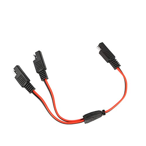 Futheda SAE DC Power Automotive Connector Cord Cable Y Splitter 1 zu 2 SAE Verlängerungskabel Kabelbaum 18AWG 30cm Futheda SAE DC Power Automotive Connector Cord Cable Y Splitter 1 zu 2 SAE Verlängerungskabel Kabelbaum 18AWG 30cm von Futheda