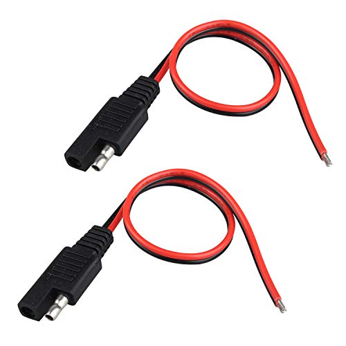 Futheda Sae Quick Connect Disconnect Stecker – 2 Stück Sae Power Auto oder Solarpanel Akku-Ladegerät Verlängerungskabel 30 cm Futheda Sae Quick Connect Disconnect Stecker – 2 Stück Sae Power Auto oder Solarpanel Akku-Ladegerät Verlängerungskabel 30 cm von Futheda