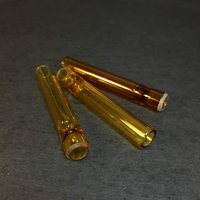 Amber | 3Er Pack 12 Mm Glas One Hitters Glaspfeife von FutoSmoke