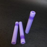 Viollet | 3Er Pack 12 Mm Glas One Hitters Glaspfeife von FutoSmoke
