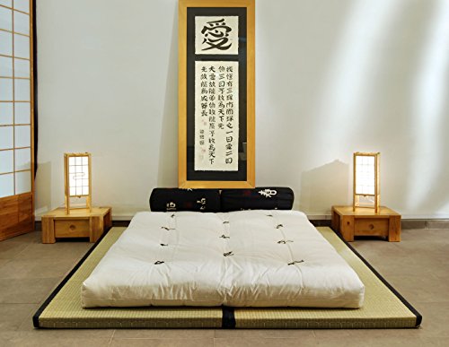 Futon On Line Kombination 2 tatamis (90x200x5,5cm) Futon Baumwolle (150x200x14cm) von Futon On Line