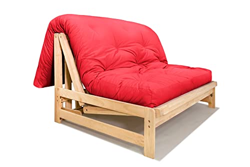 Schlafsofa A-Frame mit Futon, Rot von Futon On Line
