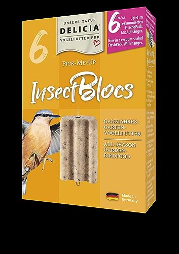 Delicia Pick-Me Up Insectbloc 6 x 6 Stück Vogelfutter Wintervogelfutter Wildvogelfutter Delicia Pick-Me Up Insectbloc 6 x 6 Stück Vogelfutter Wintervogelfutter Wildvogelfutter von Futterbauer