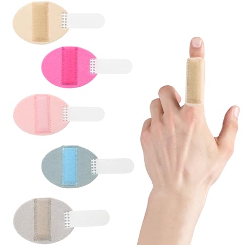 5 Stück Fingerschiene Finger Schiene, Verstellbare Finger Splint Fingerschienen, Finger Stabilisator Fingerstütze, Fingerglätter Finger Schiene Stabilisator für Gebrochene Finger Arthritis (GroßE) von Futuhada