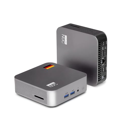 FutureNUC AMD Ryzen® R9-8945HS Mini PC Barebone • 8 Kerne, bis zu 5,2GHz • DDR5 RAM & NVMe SSD Support • Thunderbolt 4, HDMI 2.1, WiFi 7, 2.5G LAN • PC ohne Betriebssystem für Home & Business von FutureNUC