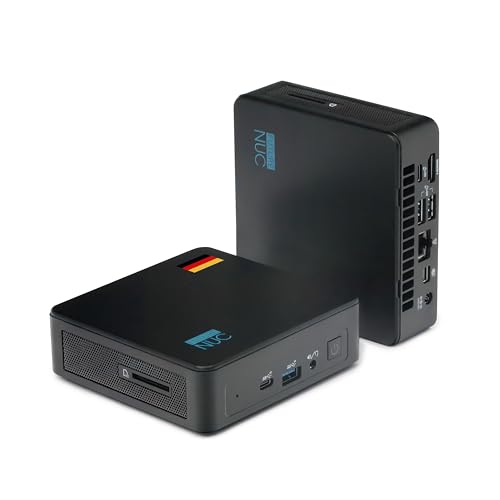 FutureNUC Mini-PC Intel® Celeron™ N150 • 8 GB DDR5 RAM, 256 GB SSD erweiterbar • UHD Grafik • WiFi 6E, LAN 1,0 Gbit/s • Windows 11 Pro • HDMI 2.1 & USB-C • Kompakter Barebone Mini PC für Büro & Media von FutureNUC
