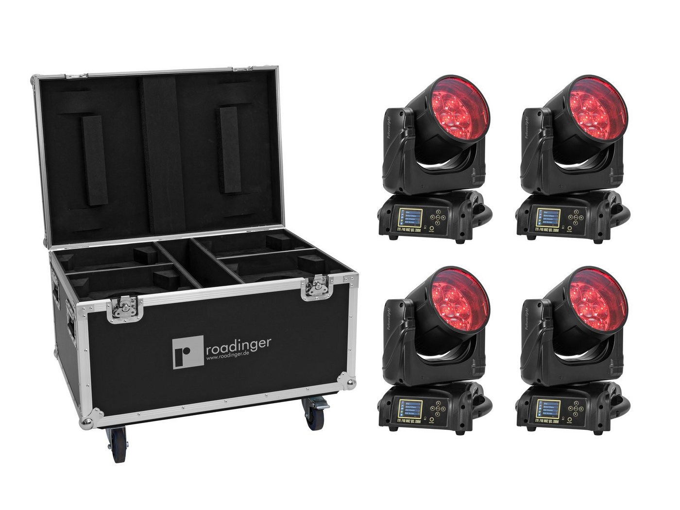 Futurelight Discolicht FUTURELIGHT Set 4x EYE-740 MK2 + Case mit Rollen Futurelight Discolicht FUTURELIGHT Set 4x EYE-740 MK2 + Case mit Rollen von Futurelight