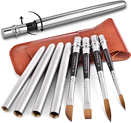Fuumuui Reiseset Pinsel Set Professionelle Kolinsky Pinsel für Aquarell Acryltinten Gouache Malerei Fuumuui Reiseset Pinsel Set Professionelle Kolinsky Pinsel für Aquarell Acryltinten Gouache Malerei von Fuumuui