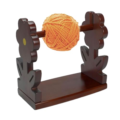 Fuuxtci Häkeln Wollhalter | Horizontal Yarn Spindle Dispenser - Wooden Spindle Rack Stand Craft Tool for Women Mothers Knitting Crocheting Enthusiasts and Lovers von Fuuxtci