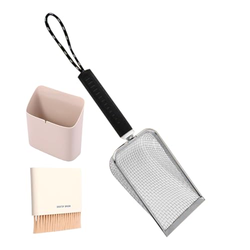 Fuuxtci Katzenstreu Schaufel,Bequeme Katzenklo Schaufel - Platzsparende Leichte Streusieb Zubehör Für Haustiere von Fuuxtci