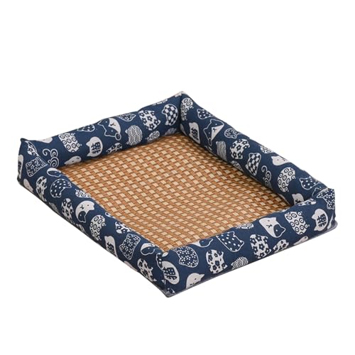 Fuuxtci Kühlmatte Für Hunde | Komfortabel Waschbare Kühlunterlage Für Hunde | Haustier Sofas für Schlafzimmer Draußen Auto Kätzchen Schlafhaus Wohnzimmer Welpe Zuhause Transportbox Terrasse Hamster von Fuuxtci