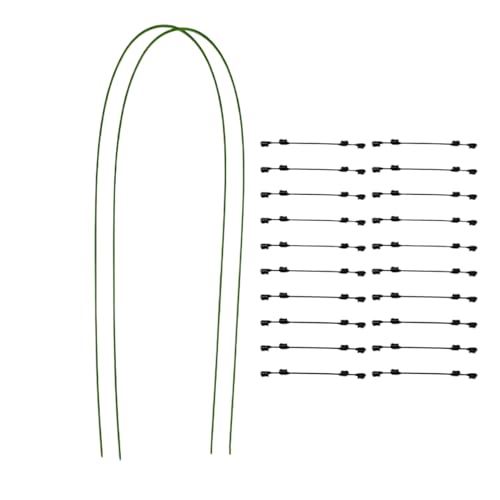 Fuuxtci Pflanzenstäbe Und Stützen - Pflanzenstützen Indoor - Biegsame Metallstäbe Mit Klemmen Für Gewächshaus Gartenbereich Rasen Beet Indoor Outdoor Orchideen Gemüsepflanzen Verstellbar Fuuxtci Pflanzenstäbe Und Stützen - Pflanzenstützen Indoor - Biegsame Metallstäbe Mit Klemmen Für Gewächshaus Gartenbereich Rasen Beet Indoor Outdoor Orchideen Gemüsepflanzen Verstellbar von Fuuxtci