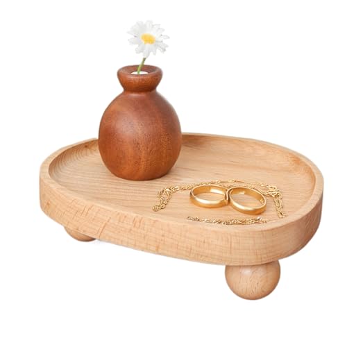 Fuuxtci Schmuck Präsentations Tablett - Holz Schmuckablage Schmuckschale,Aufbewahrungsbox Ordnungshilfe Für Wohnung Nachttisch Schreibtisch Kommode Schlafzimmer Schminktisch Fuuxtci Schmuck Präsentations Tablett - Holz Schmuckablage Schmuckschale,Aufbewahrungsbox Ordnungshilfe Für Wohnung Nachttisch Schreibtisch Kommode Schlafzimmer Schminktisch von Fuuxtci
