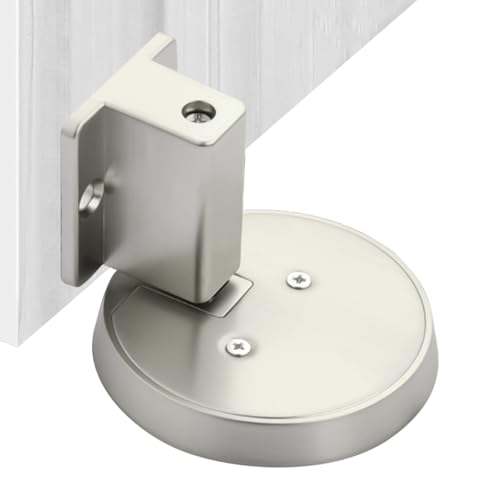 Magnetischer Türstopper, Magnetic Door Stopper, Windwiderstand Anziehung Stumm Schalten Türstopper, Fensterstopper Türschließer Ohne Bohrent Selbstklebend Schwer Türhalter, Boden Zum Kleben von Fuuxtci