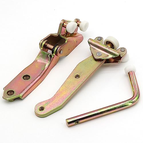 Fuworance Passagier Ersatz für linke Seite Sliding Door Top Middle Bottom Roller Runner Guide Set fit für VW Transporter T4 (1990-2003) von Fuworance