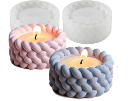 FuxFuis 2 Stück Kerzenhalter Silikonform Wiederverwendbare Gießformen für Kerzen Silikonformen Teelichthalter Formen Gießform Epoxidharz Silikon-Gießformen für Kunstharzhandwerk Seife Gips FuxFuis 2 Stück Kerzenhalter Silikonform Wiederverwendbare Gießformen für Kerzen Silikonformen Teelichthalter Formen Gießform Epoxidharz Silikon-Gießformen für Kunstharzhandwerk Seife Gips von FuxFuis