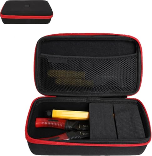FuxFuis Werkzeugtasche Schwarz Werkzeug Tasche, Tragbarer Werkzeugkasten 22*12*6cm Elektriker Werkzeugtasche Klein EVA Aufbewahrungsbox für Bohrer, Schraubenschlüssel, Ziernägel, Schraubenschleifer von FuxFuis