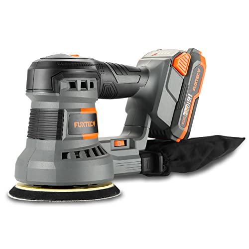 FUXTEC Akku Exzenterschleifer 20V FX-E1RS20-SET – Rotationsschleifer mit Geschwindigkeitsregler & Staubsammelbeutel – Schleifpapiergröße 125 mm – inkl. Akku und Ladegerät FUXTEC Akku Exzenterschleifer 20V FX-E1RS20-SET – Rotationsschleifer mit Geschwindigkeitsregler & Staubsammelbeutel – Schleifpapiergröße 125 mm – inkl. Akku und Ladegerät von Fuxtec