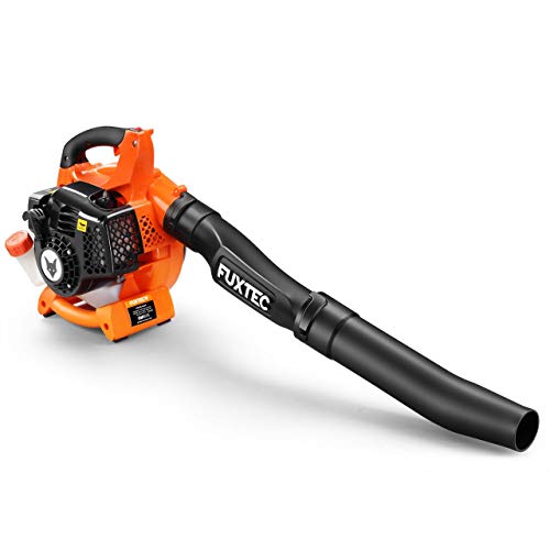 FUXTEC Benzin Laubbläser 2in1 FX-LB126 inkl. 2 Blasrohre – Auf Laubsauger erweiterbar – 2-Takt Motor – getestet Oberklasse 1,4 – Blasgeschwindigkeit 71 m/s von Fuxtec