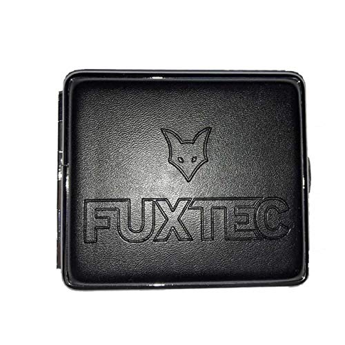 FUXTEC Zigaretten Etui Schachtel Box Metall Kunststoff Kunst Leder von Fuxtec