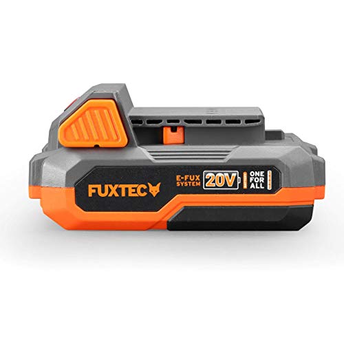 Fuxtec Akku 2Ah 20V E1B2AH Li-Ion Batterie passend 20 Volt Gartengeräte & Werkzeuge – Ladezeit 60 Min von Fuxtec
