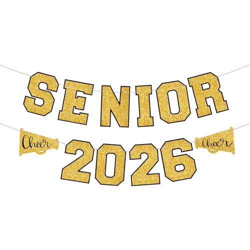 Fuyoooo Abschluss-Party-Dekorationen, Cheerleader, Senior 2026, Abschlussbanner, Megafon, 2026, Seniorennacht, Dekoration, Sport, Themenparty, Zubehör für Spieler, Geschenk, Sportpartys, Gastgeschenke Fuyoooo Abschluss-Party-Dekorationen, Cheerleader, Senior 2026, Abschlussbanner, Megafon, 2026, Seniorennacht, Dekoration, Sport, Themenparty, Zubehör für Spieler, Geschenk, Sportpartys, Gastgeschenke von Fuyoooo