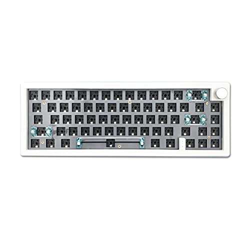 Fuzzbat GMK67 Hot Swappable RGB Hintergrundbeleuchtung Mechanische Tastatur Kit Bluetooth 2.4G Wireless 3 Customized DIY Keyboard Weiß Fuzzbat GMK67 Hot Swappable RGB Hintergrundbeleuchtung Mechanische Tastatur Kit Bluetooth 2.4G Wireless 3 Customized DIY Keyboard Weiß von Fuzzbat
