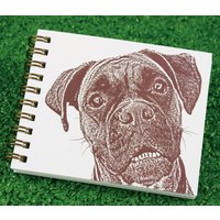 Brown Boxer Mini Journal - Unliniertes Notizbuch Brown Boxer Mini Journal - Unliniertes Notizbuch von FuzzyMug