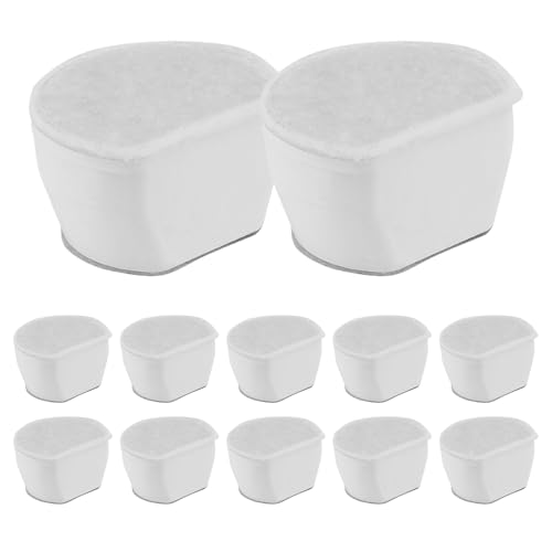 FxaumsGxuk Filter für Katzenbrunnen - Mehrschichtige Tiefenfiltration Haustier Trinkbrunnen Filter,12 Stück Geruchsadsorption Haare Schmutz Partikel Blockierend - Für Kleine Mittelgroße Große Katzen von FxaumsGxuk