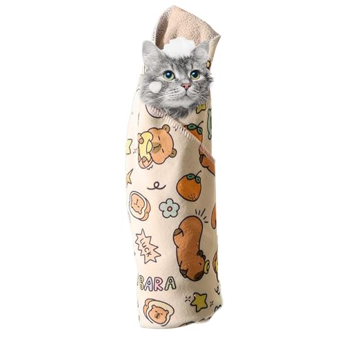 FxaumsGxuk Katze Pflege Wickel - Haustier Krallenpflege Wickelwrap Für Katzen,Kratzfeste Decke Haustierzubehör Zur Beruhigung Pflege Baden Schutz | Indoor FxaumsGxuk Katze Pflege Wickel - Haustier Krallenpflege Wickelwrap Für Katzen,Kratzfeste Decke Haustierzubehör Zur Beruhigung Pflege Baden Schutz | Indoor von FxaumsGxuk