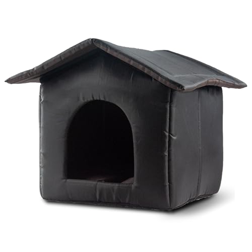 FxaumsGxuk Katzenhaus im Freien, Katzenunterschlupf im Freien | Coldproof Condo Warmes Welpenbett - Haustier-Winterhöhlenhaus, Schlafunterschlupf für Outdoor-Katzen, Wildkatzen FxaumsGxuk Katzenhaus im Freien, Katzenunterschlupf im Freien | Coldproof Condo Warmes Welpenbett - Haustier-Winterhöhlenhaus, Schlafunterschlupf für Outdoor-Katzen, Wildkatzen von FxaumsGxuk