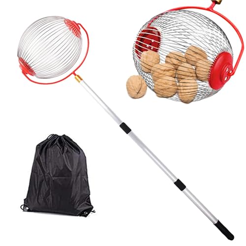 FxaumsGxuk Nusssammler Eichelpflücker, Tragbarer Nussrollpflücker Mit Verstellbarem Griff, Walnuss-Sammler Rollsammler Pekannusspflücker, Nusspflücker Ballpflücker Für Walnüsse, Pekannüsse FxaumsGxuk Nusssammler Eichelpflücker, Tragbarer Nussrollpflücker Mit Verstellbarem Griff, Walnuss-Sammler Rollsammler Pekannusspflücker, Nusspflücker Ballpflücker Für Walnüsse, Pekannüsse von FxaumsGxuk