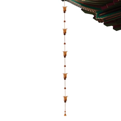 FxaumsGxuk Regenketten Für Garten,2,Verstellbarer Eulen Regenwasserfänger | Gartendekoration für Büros Eingangsbereich Nachttisch Außengarten Outdoor Badezimmer von FxaumsGxuk