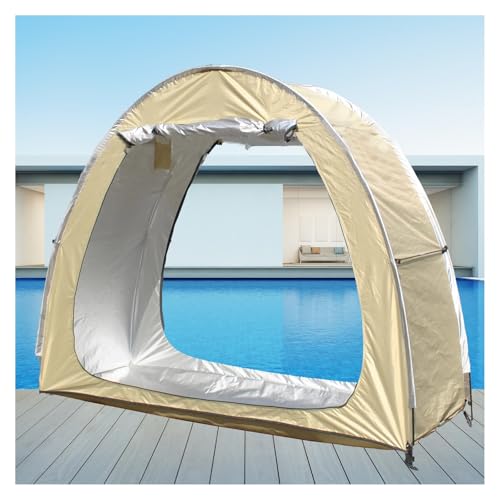 2 PCS Zeltgarage Kann Gespleißt Werden Fahrradgaragen mit 210D Oxford-Gewebe PU4000 Wasserdicht Motorrad Abdeckplane Outdoor Lagerzelt,Yellow 2 PCS Zeltgarage Kann Gespleißt Werden Fahrradgaragen mit 210D Oxford-Gewebe PU4000 Wasserdicht Motorrad Abdeckplane Outdoor Lagerzelt,Yellow von Fxiaobin