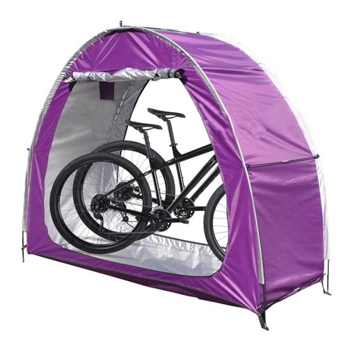 2 PCS Zeltgarage Kann Gespleißt Werden Fahrradunterstand Vor Wind,Regen,Schnee und Staub Schützen Gartenschuppen Geräteschuppen Fahrrad überdachung,Purple 2 PCS Zeltgarage Kann Gespleißt Werden Fahrradunterstand Vor Wind,Regen,Schnee und Staub Schützen Gartenschuppen Geräteschuppen Fahrrad überdachung,Purple von Fxiaobin