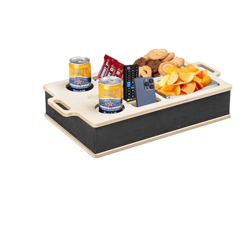 Couch tablett , Sofa tablett Couchkonsole aus Bambus , Couch Armlehne Tisch für Snacks, Getränke und Weingläser Couch tablett , Sofa tablett Couchkonsole aus Bambus , Couch Armlehne Tisch für Snacks, Getränke und Weingläser von Fxiaobin