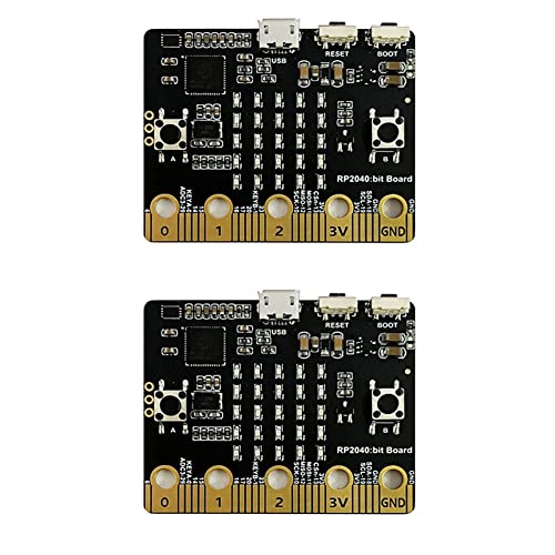 Fxndknjks 2 Stück für PICO RP2040 Bit Motherboard kompatibel mit Python-Programmierungs-Motherboard aus Microbit BBC von Fxndknjks