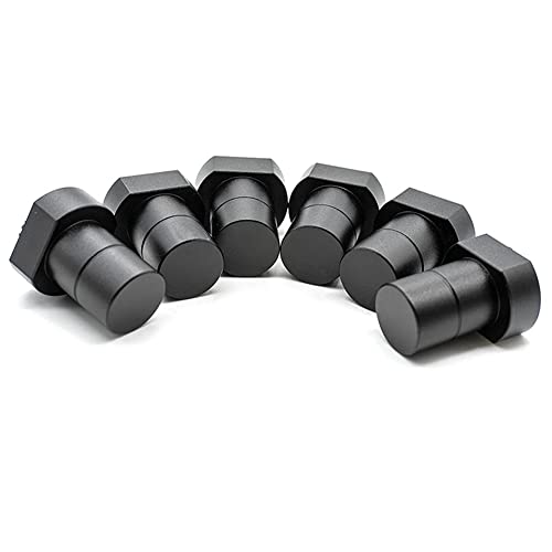 Fxndknjks 6 Stück Bank-Hundeklemme, Holzbearbeitungszubehör für 1,9 cm Werkbank, Hundeloch mit Nicht-Pad (19 mm) von Fxndknjks