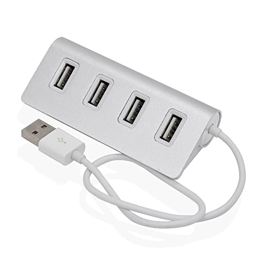 Fxndknjks Mini Hub Splitter USB 2.0 mit 4 Ports für Laptop, Desktop Computer von Fxndknjks