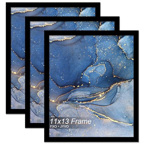 Fxojyvo Bilderrahmen, 28 x 33 cm, schwarzer Rahmen für 27,9 x 33 cm, geringes Gewicht und hochtransparent, 28,9 x 33 cm, 3 Stück, Schwarz / 28,9 x 33 cm Fxojyvo Bilderrahmen, 28 x 33 cm, schwarzer Rahmen für 27,9 x 33 cm, geringes Gewicht und hochtransparent, 28,9 x 33 cm, 3 Stück, Schwarz / 28,9 x 33 cm von Fxojyvo
