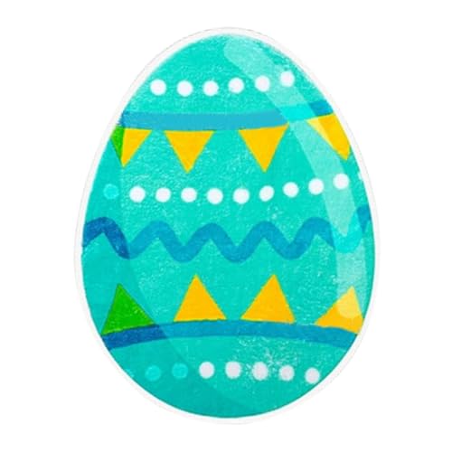 Badezimmer Garnitur Teppich in Eierform mit Osterhasen-Motiv, Fußmatte mit Osterhasen-Motiv, rutschfest, waschbar, Cartoon-Hasen-Teppich mit rutschfestem Gummi auf der Rückseite, kann (D, One Size) von Fycakly