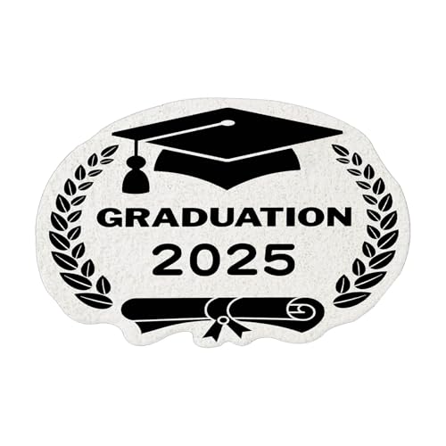 Duschvorleger Frottee Fußmatte für die Haustür „Graduation Season 2025“, Willkommensmatte für die Haustür mit Rutschfester Rückseite, leicht zu reinigende Eingangsmatten für drinnen und (C, One Size) Duschvorleger Frottee Fußmatte für die Haustür „Graduation Season 2025“, Willkommensmatte für die Haustür mit Rutschfester Rückseite, leicht zu reinigende Eingangsmatten für drinnen und (C, One Size) von Fycakly