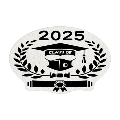 Duschvorleger rutschfest Fußmatte für die Haustür „Graduation Season 2025“, Willkommensmatte für die Haustür mit Rutschfester Rückseite, leicht zu reinigende Eingangsmatten für drinnen (E, One Size) Duschvorleger rutschfest Fußmatte für die Haustür „Graduation Season 2025“, Willkommensmatte für die Haustür mit Rutschfester Rückseite, leicht zu reinigende Eingangsmatten für drinnen (E, One Size) von Fycakly