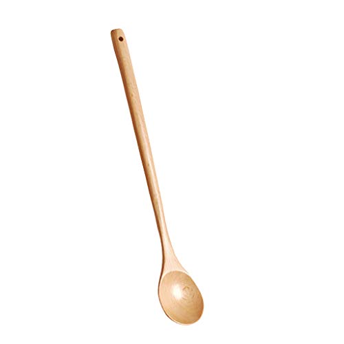 Enzymfrucht für Buchenlöffel, Löffel, verlängerter Rühreimer, Küchengeschirr aus Holz, Küche, Esszimmer Bar edelstahlbesteck (yellow, One Size) von Fycakly