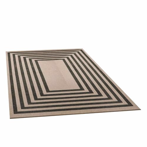 Flauschiger Teppich Fußmatte für den Innenbereich, 120 x 160 cm, Polyester, Eingangsteppich, waschbar, Eingangsmatte, Schmutzfangmatte, Rutschlinie, Bodenmatte, (G, 35x35x10cm) von Fycakly