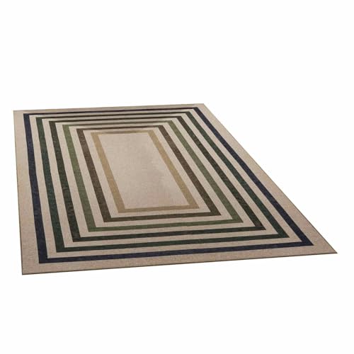 Flauschiger Teppich Fußmatte für den Innenbereich, 120 x 160 cm, Polyester, Eingangsteppich, waschbar, Eingangsmatte, Schmutzfangmatte, Rutschlinie, Bodenmatte, (H, 35x35x10cm) von Fycakly