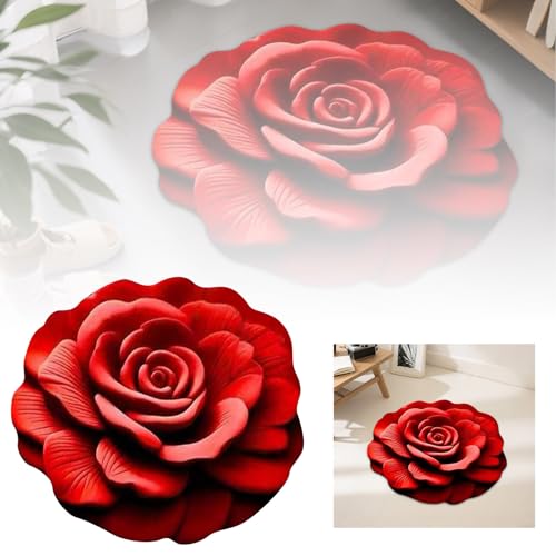 Fycakly Badezimmer Matte aus Blumen und Kieselgur, Bodenmatte mit 3D-Blumendesign, doppelt rutschfest und saugfähig, schnelltrocknender Badezimmerteppich für Schlafzimmer oder Ankleidebereich (D, A) Fycakly Badezimmer Matte aus Blumen und Kieselgur, Bodenmatte mit 3D-Blumendesign, doppelt rutschfest und saugfähig, schnelltrocknender Badezimmerteppich für Schlafzimmer oder Ankleidebereich (D, A) von Fycakly