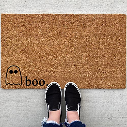 Fycakly Deko Halloween Dekor-Front-Dekorationen, personalisierte Halloween-Tür-Fußmatte, Halloween-Decke, Heimdekoration von Fycakly