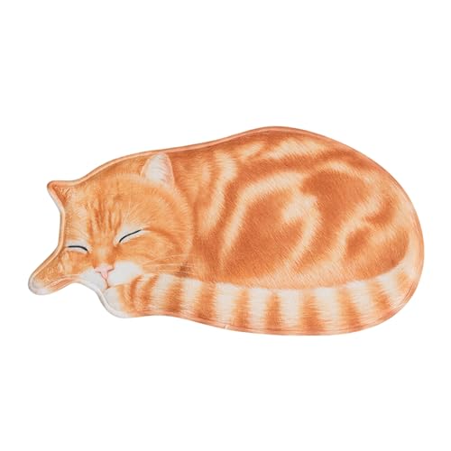 Fycakly Duschvorleger rutschfest Teppich in Katzenform, weich und saugfähig, Katzen-Badematte, rutschfeste Bodenmatte, waschbarer Badezimmerteppich, geeignet für Schlafzimmer, Küchen und (C, 40x76cm) Fycakly Duschvorleger rutschfest Teppich in Katzenform, weich und saugfähig, Katzen-Badematte, rutschfeste Bodenmatte, waschbarer Badezimmerteppich, geeignet für Schlafzimmer, Küchen und (C, 40x76cm) von Fycakly